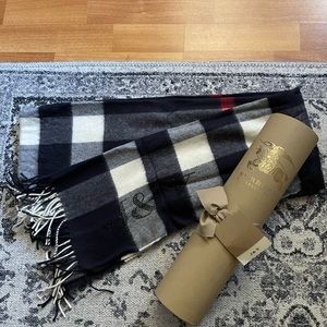 Burberry Check Cashmere Scarf